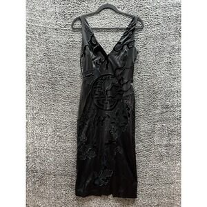 MANDALAY Y2K Evening COCKTAIL‎ Sequin DRESS Embellished In Black Size 8